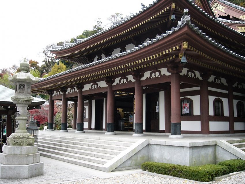 Templo Hase dera en Kamakura Japón Ser Turista