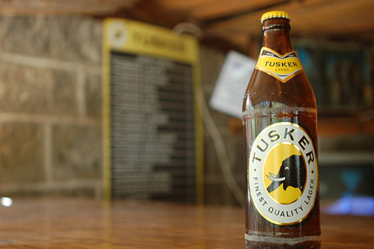 Cerveza Tusker en Kenya