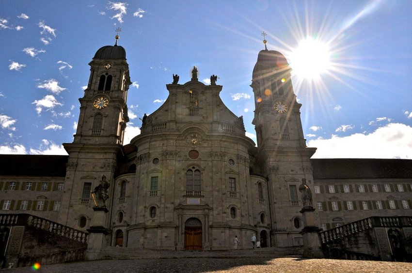 Abadía de Einsiedeln en Suiza Suiza Ser Turista
