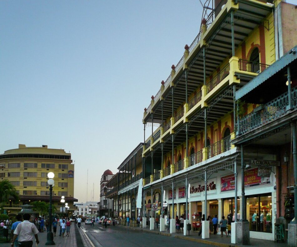 Varied architecture in Tampico