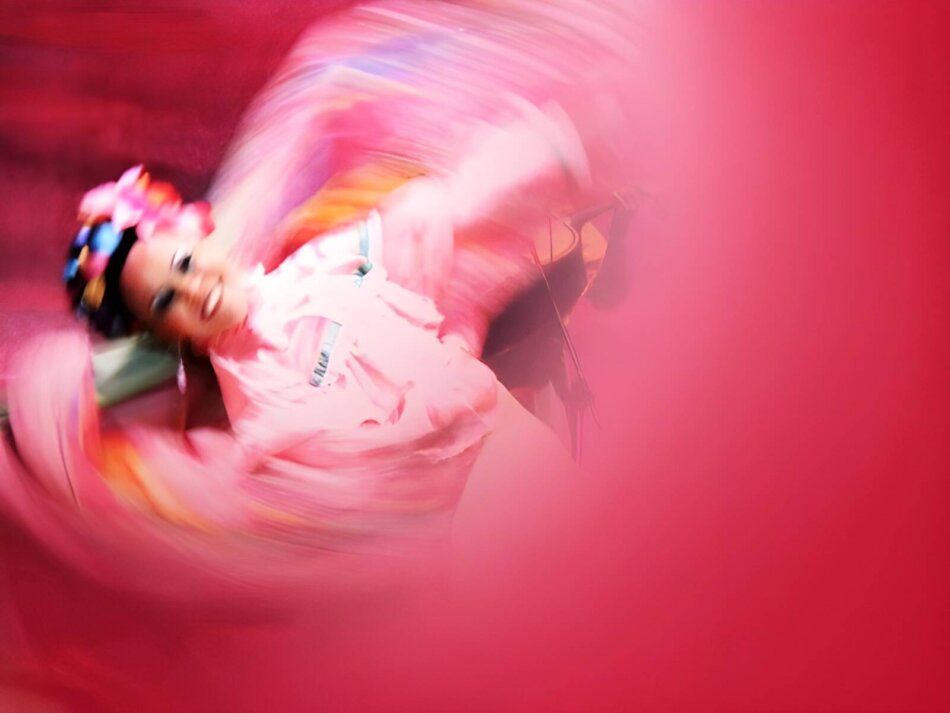 Exhibición del encuentro internacional de Mariachi y Charrería