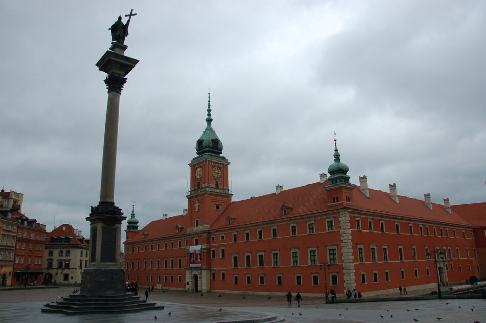 Castillo Real de Varsovia, entrada al Casco Histórico